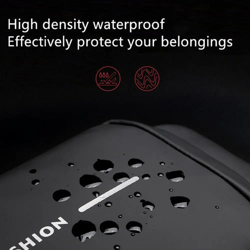 Black Multifunction Anti-Theft USB Charging Crossbody Shoulder Bag | Stylish, Secure & Travel-Ready